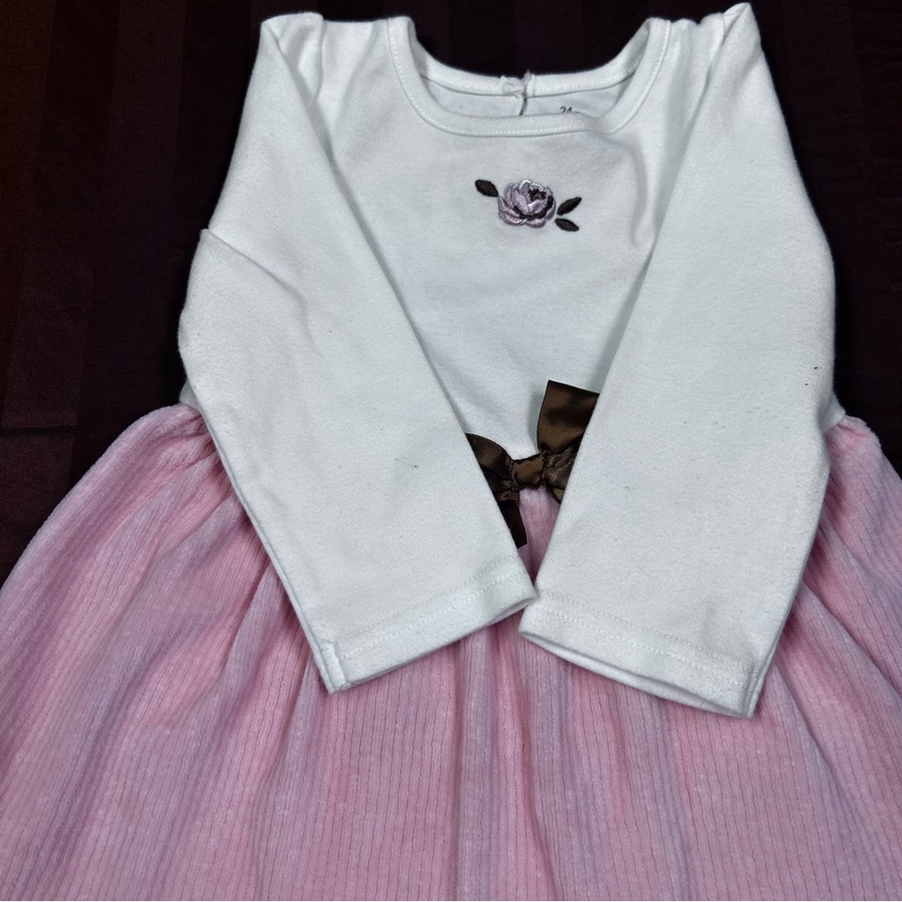 Baby Starters Infant Clothe 3 Pc Set 24 Months Dress and Jacket with Headband - Picture 9 of 13